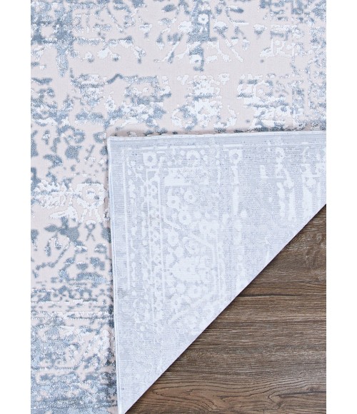 Couristan Europa Himalia 8' Runner Luna Grey  Area Rug