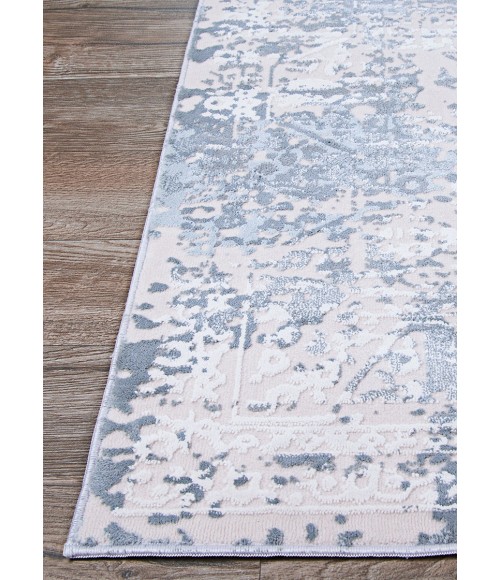 Couristan Europa Himalia 8' Runner Luna Grey  Area Rug