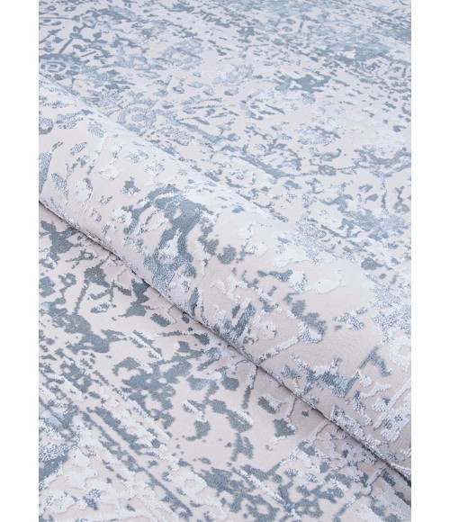 Couristan Europa Himalia 8' Runner Luna Grey  Area Rug