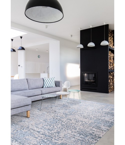 Couristan Europa Himalia 8' Runner Luna Grey  Area Rug