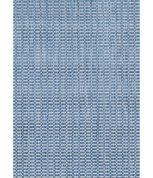 Couristan Recife Saddlestitch 8' Runner Champagne/Blue Area Rug