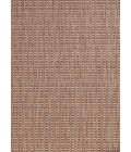 Couristan Recife Saddlestitch 4' x 6' Cocoa/Natural Area Rug