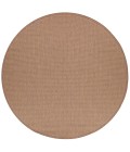 Couristan Recife Saddlestitch 4' x 6' Cocoa/Natural Area Rug