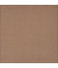 Couristan Recife Saddlestitch 4' x 6' Cocoa/Natural Area Rug