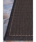 Couristan Recife Saddlestitch Extra Large Black/Cocoa Area Rug