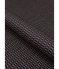 Couristan Recife Saddlestitch 6' x 9' Black/Cocoa Area Rug