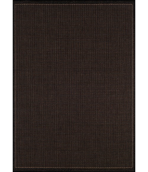 Couristan Recife Saddlestitch Extra Large Black/Cocoa Area Rug