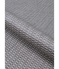 Couristan Recife Saddlestitch Square Grey/White Area Rug