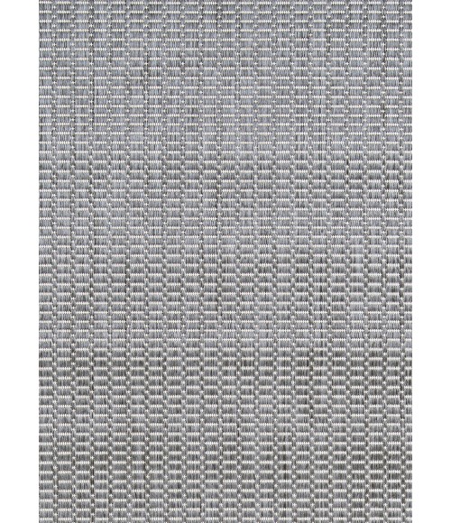 Couristan Recife Saddlestitch Square Grey/White Area Rug