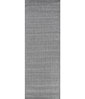 Couristan Recife Saddlestitch Square Grey/White Area Rug