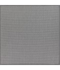 Couristan Recife Saddlestitch Square Grey/White Area Rug