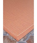 Couristan Recife Saddlestitch 9' Round Terra Cotta/Natural Area Rug