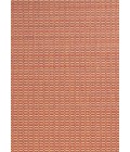 Couristan Recife Saddlestitch 9' Round Terra Cotta/Natural Area Rug