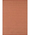 Couristan Recife Saddlestitch 2' x 4' Terra Cotta/Natural Area Rug