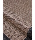 Couristan Recife Cocoa/Black 1005/2500 5 ft. 10 in. X 9 ft. 2 in. Rectangle Rug