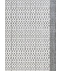 Couristan Recife Checkered Field 6' x 9' Grey/White Area Rug