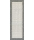 Couristan Recife Checkered Field 6' x 9' Grey/White Area Rug