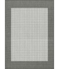 Couristan Recife Checkered Field 6' x 9' Grey/White Area Rug