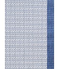 Couristan Recife Checkered Field Long Runner Ivory/Indigo Area Rug