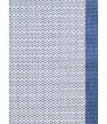 Couristan Recife Checkered Field 6' x 9' Ivory/Indigo Area Rug