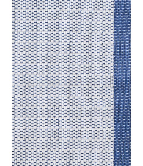 Couristan Recife Checkered Field 6' x 9' Ivory/Indigo Area Rug