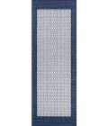 Couristan Recife Checkered Field 6' x 9' Ivory/Indigo Area Rug