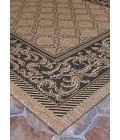 Couristan Recife Garden Lattice 6' x 9' Cocoa/Black Area Rug