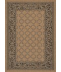 Couristan Recife Garden Lattice 2' x 4' Cocoa/Black Area Rug