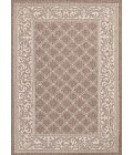 Couristan Recife Garden Lattice Square Cocoa/Natural Area Rug