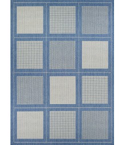 Couristan Recife Summit Champ/Blue Area Rug 8 ft. 6 Round