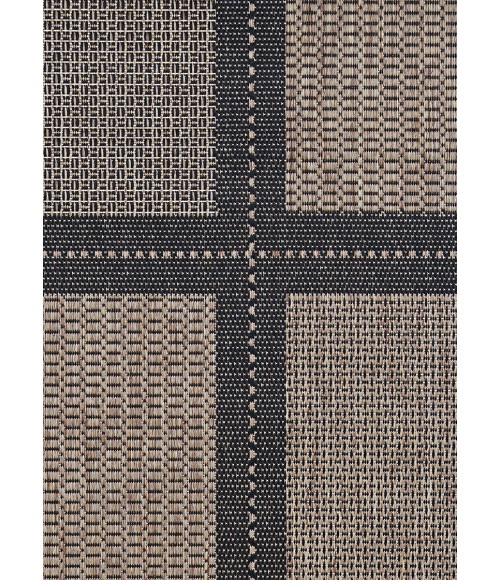 Couristan Recife Summit 8' x 11' Cocoa/Black Area Rug