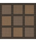 Couristan Recife Summit 8' x 11' Cocoa/Black Area Rug