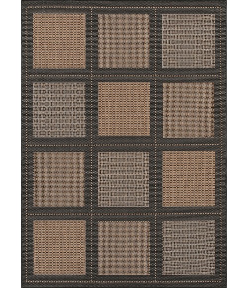 Couristan Recife Summit 8' x 11' Cocoa/Black Area Rug