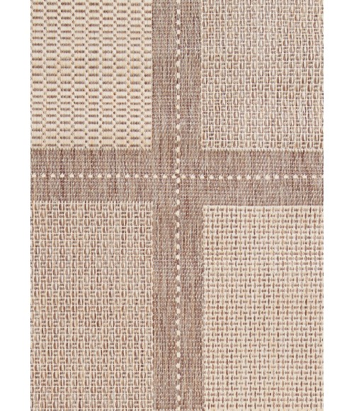 Couristan Recife Summit Long Runner Natural/Cocoa Area Rug