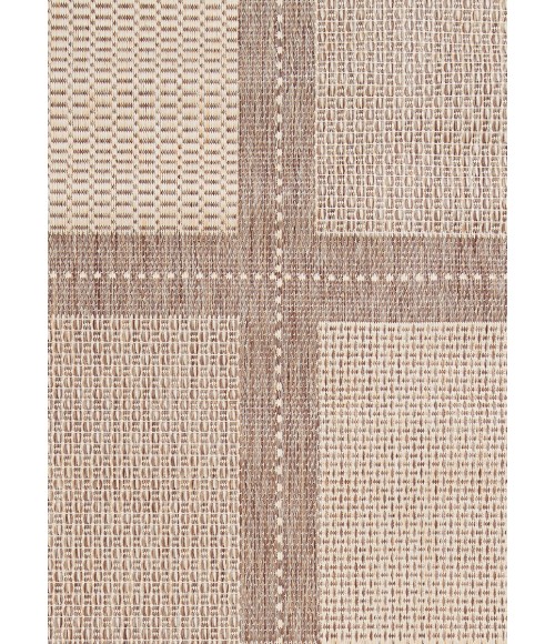 Couristan Recife Summit Long Runner Natural/Cocoa Area Rug