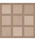 Couristan Recife Summit Long Runner Natural/Cocoa Area Rug