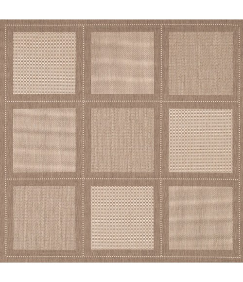 Couristan Recife Summit Long Runner Natural/Cocoa Area Rug