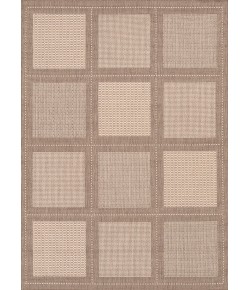 Couristan Recife Summit Natural/Cocoa Area Rug 7 ft. 6 in. X 7 ft. 6 in. Round