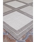 Couristan Recife Summit 2' x 4' Grey/White Area Rug