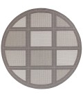 Couristan Recife Summit 2' x 4' Grey/White Area Rug