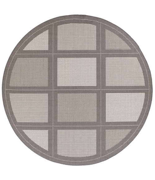 Couristan Recife Summit 2' x 4' Grey/White Area Rug