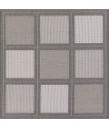 Couristan Recife Summit 2' x 4' Grey/White Area Rug