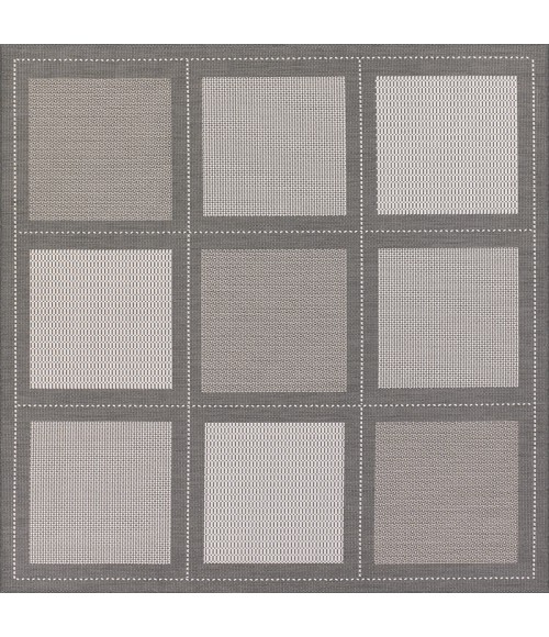 Couristan Recife Summit 2' x 4' Grey/White Area Rug