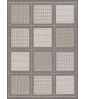 Couristan Recife Summit 2' x 4' Grey/White Area Rug