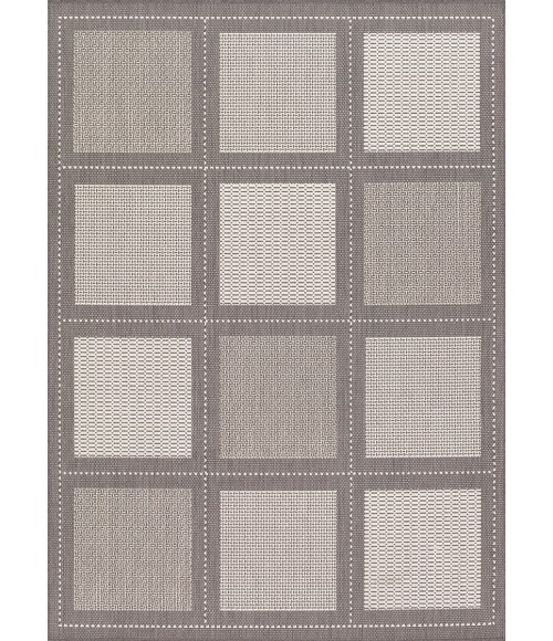 Couristan Recife Summit 2' x 4' Grey/White Area Rug