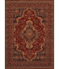 Couristan Old World Classic  Kerman Medallion 5' x 8' Burgundy  Area Rug