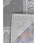 Couristan Recife Antique Medallion Long Runner Grey/White Area Rug