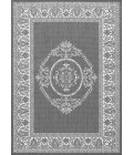 Couristan Recife Antique Medallion Long Runner Grey/White Area Rug