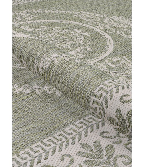 Couristan Recife Sage Leaf/Ivory 1078/4412 2 ft. 3 in. X 7 ft. 10 in. Rectangle Rug