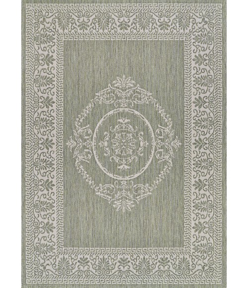 Couristan Recife Sage Leaf/Ivory 1078/4412 2 ft. 3 in. X 7 ft. 10 in. Rectangle Rug